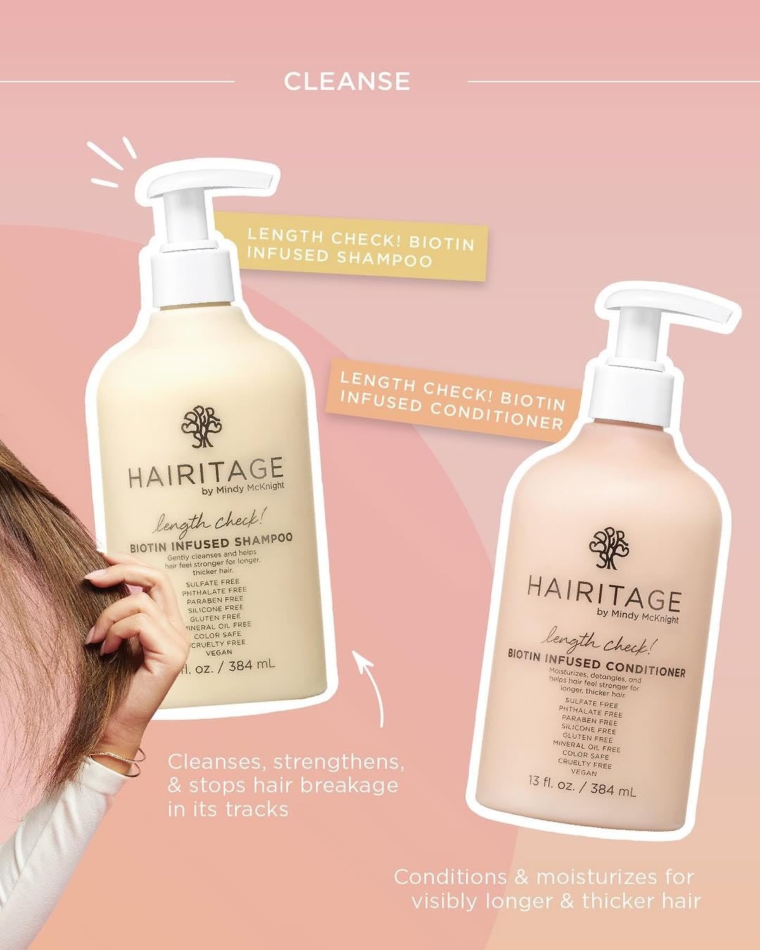 image:imageHairitage Biotin amp Jamaican Castor Oil Hair Conditioner for Thinning Hair  Promotes Hair Growth for Women and Men  Deep Conditioning Treatment  ExtraStrength SulfateFree  13 Fl Oz