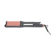 image:imageHairitage 3 Barrel Curling Iron for Beach Waves and Curls  Ceramic Tourmaline Crimping Iron  Hair Waver for Mermaid Waves  Pink Barrel Curling Iron  Reduce Frizz  Increase Shine  All Hair Types