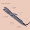 image:imageHairitage Ceramic Tourmaline 2in1 Flat Iron Hair Straightener Curling Iron  1 14 Inch  Airflow Styler  Heat Protectant Spray  Curved Edges  Curling  Straightening  420 Degree Heat ProtectionGo With The Flow 2in1 Styler