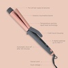 image:imageHairitage Curl Envy Hair Curling Iron 1 14 Inch  Ceramic Tourmaline Curling Iron 125 Barrel  Silky Smooth  Bouncy Curls  4 Digital Heat Settings up to 450 Degrees  Auto ShutOff125 Curling Iron