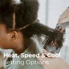 image:imageHairitage Volumizing One Step Blow Dry Brush  Hair Dryer for Curling  Straightening  Ceramic Tourmaline Blowout Brush  Volumizer  Hair Styler for Smooth Shiny FrizzFree Styles  Matte Grey