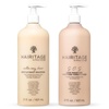 image:imageHairitage Gentle Daily Moisture Shampoo and Conditioner Set  Split End  Bond Strengthening for Dry Damaged Hair with Jojoba Oil  AntiFrizz and Color Safe  Cherry  Amber Scent 21oz 2pack21 Ounce Pack of 12
