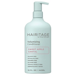 image:imageHairitage Apple Santal Volumizing Conditioner  Fuller Hair for All  Color amp Treated Fine to Dry Damaged Sulfate amp Paraben Free Naturally Derived Ingredients  Rice Protein Value Size 15 flozConditioner