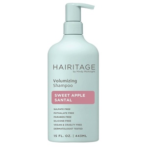 image:imageHairitage Apple Santal Volumizing Conditioner  Fuller Hair for All  Color amp Treated Fine to Dry Damaged Sulfate amp Paraben Free Naturally Derived Ingredients  Rice Protein Value Size 15 flozShampoo