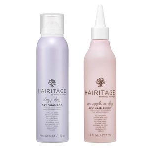 image:imageHairitage Lazy Day Dry Shampoo  Translucent Volumizing OilAbsorbing  Adds Texture amp Volume  Apple Cider Vinegar Rinse Tonic  Scalp Scrub BundleDry Shampoo  ACV Rinse