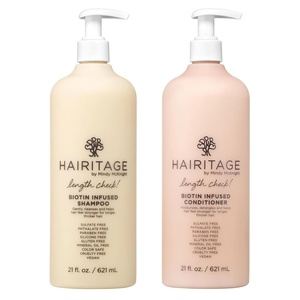image:imageHairitage Length Check Biotin Conditioner with Jamaican Black Castor Oil  Thickening  Volumizing  Sulfate Free  Color Safe  Vegan  Moisturizing Repair Conditioner for Thinning Hair 21 OzShampoo  Conditioner set