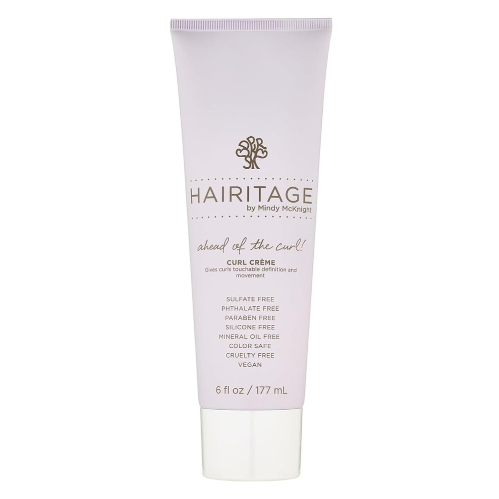 image:imageHairitage Hydrating Jojoba Oil Curl Cream for Curly Hair  Moisturizing Anti Frizz Styling Product for High Definition Curls for Women  Men  Bounce  Shine for Fine  Thick Hair  Color Safe  Vegan6 Fl Oz Pack of 1