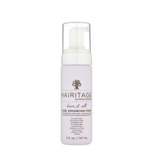 image:imageHairitage Have It All Curl Enhancing Foam Mousse with Quinoa  Rice Protein for Frizz Control  Moisture  Lightweight Formula  Leaves Hair Full  Bouncy  Set Hairstyles  Curls 5 oz